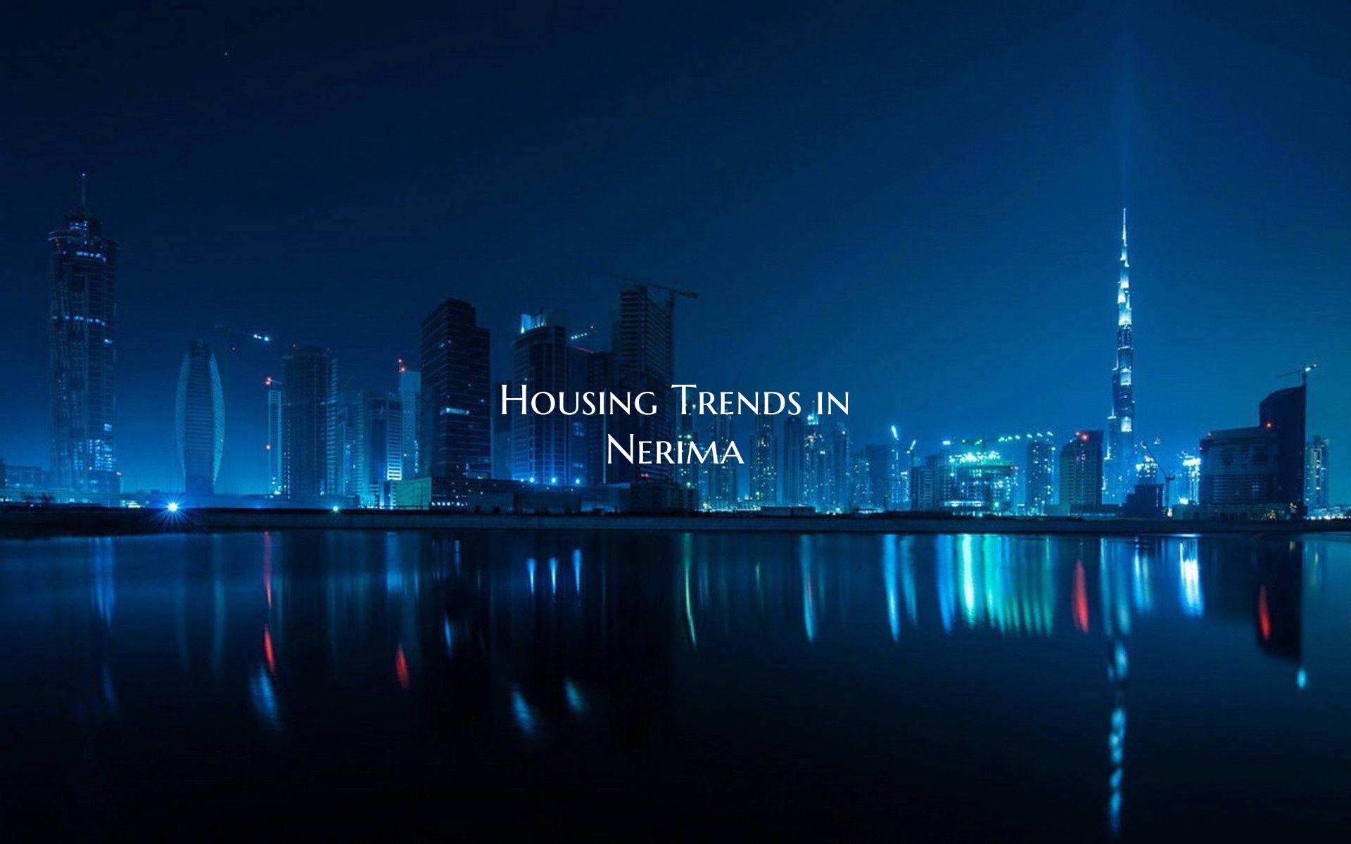 Housing Trends in Nerima